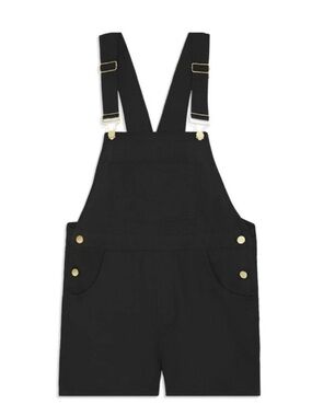 {We Wore What) Brand New Linen Cotton Blend Black
Shorts Overalls size Small